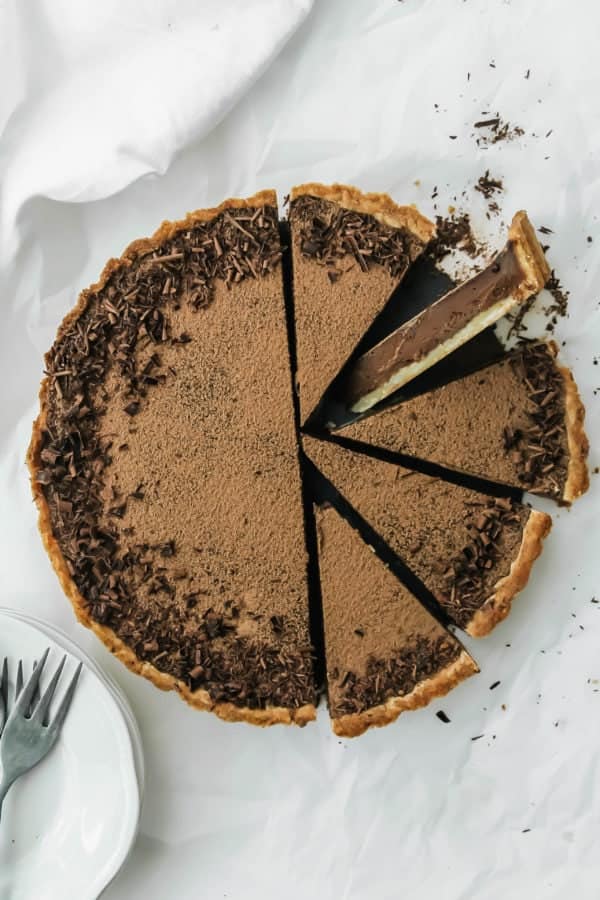 Bittersweet Chocolate Honey Tart