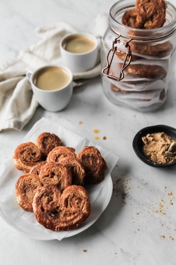 brown sugar cardamom palmiers