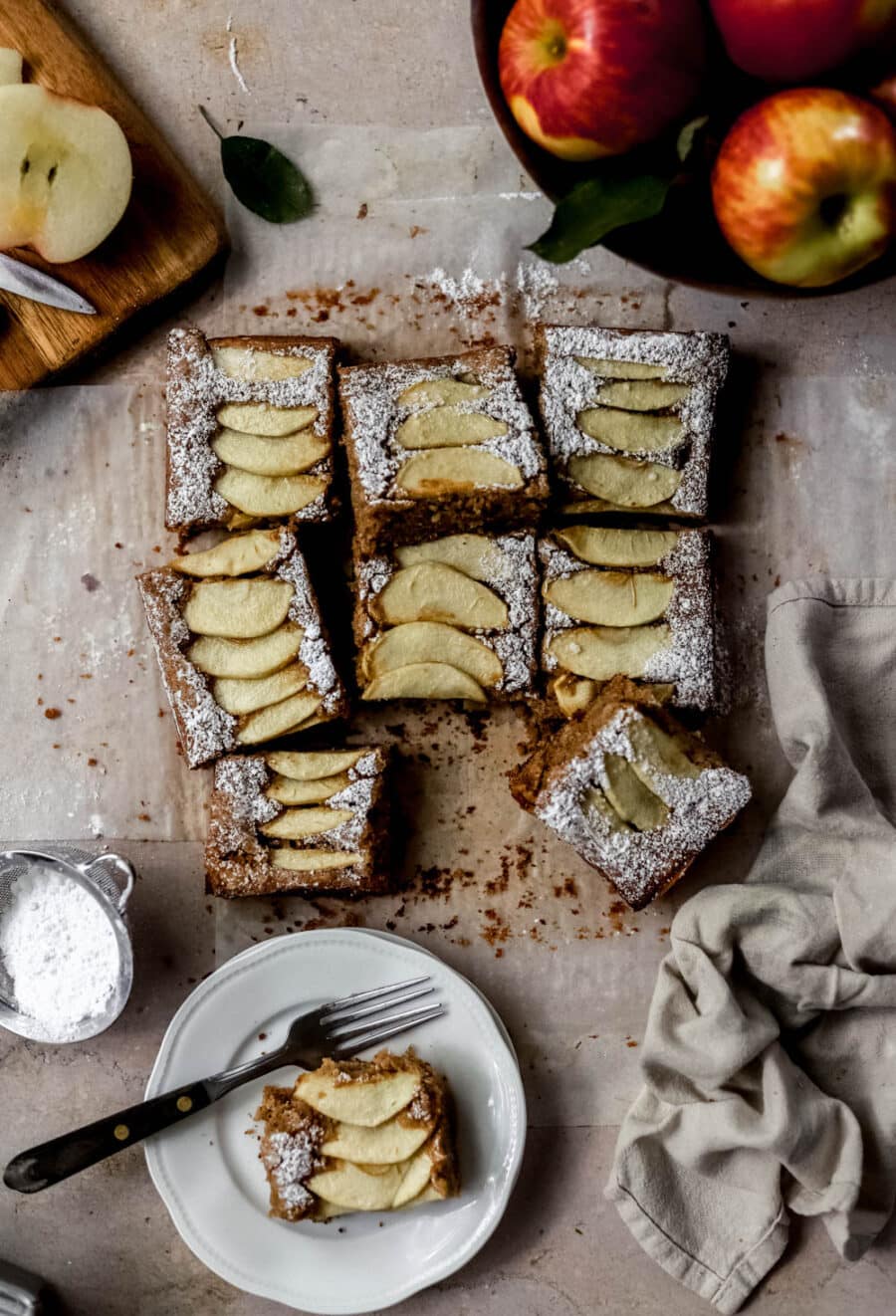 Double Apple Spice Cake